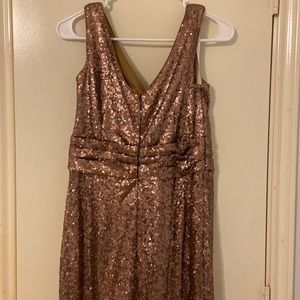 Bronze sequin Formal Dress, sz10